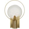 Mauro Ferretti Wandlamp Oklan E14 20x10x29 cm goud natuur