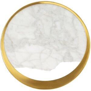 Mauro Ferretti Wandlamp Marmer E14 24x6x24 cm goud marmor