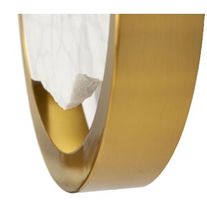 Mauro Ferretti Wandlamp Marmer E14 24x6x24 cm goud marmor