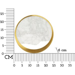 Mauro Ferretti Wandlamp Marmer E14 24x6x24 cm goud marmor