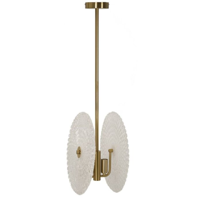 Mauro Ferretti Wandeleuke Glass E14 35x18x80 cm goud wit