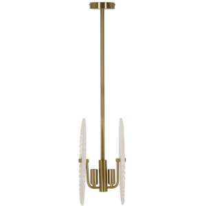 Mauro Ferretti Wandeleuke Glass E14 35x18x80 cm goud wit