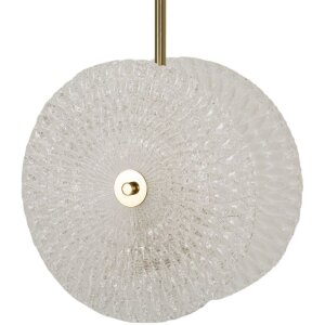 Mauro Ferretti Wandeleuke Glass E14 35x18x80 cm goud wit