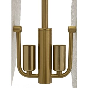 Mauro Ferretti Wandeleuke Glass E14 35x18x80 cm goud wit