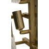 Mauro Ferretti Wandverlichting Glassy E14 24x13x76 cm goud natuur