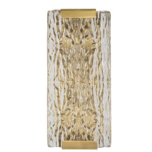 Mauro Ferretti Wandlamp Oblin E14 36x15x10cm goud natuur