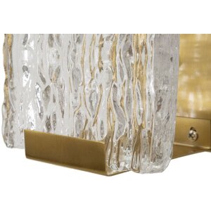 Mauro Ferretti Wandlamp Oblin E14 36x15x10cm goud natuur