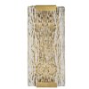 Mauro Ferretti Wandlamp Oblin E14 36x15x10cm goud natuur