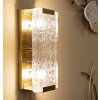 Mauro Ferretti Wandlamp Oblin E14 36x15x10cm goud natuur