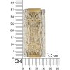 Mauro Ferretti Wandlamp Oblin E14 36x15x10cm goud natuur