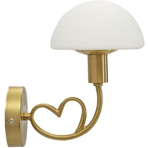 Mauro Ferretti Wandverlichting Lovy E14 23x15x22 cm goud wit