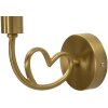 Mauro Ferretti Wandverlichting Lovy E14 23x15x22 cm goud wit