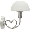 Mauro Ferretti Wandverlichting Lovy E14 23x15x22 cm zilver wit