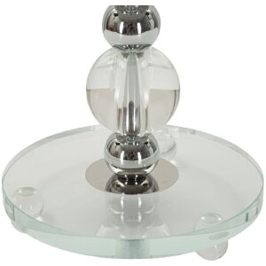 Mauro Ferretti tafellamp Tolly E27 diameter 30x48 cm zilver