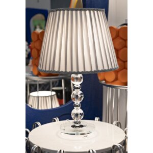 Mauro Ferretti tafellamp Tolly E27 diameter 30x48 cm zilver