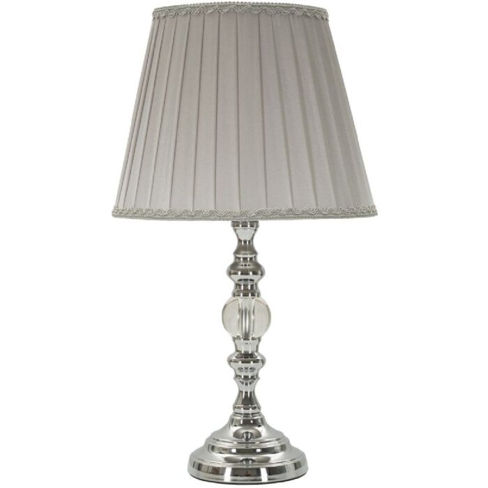 Mauro Ferretti tafel lamp Tilly E27 Ø 25x46 cm zilver