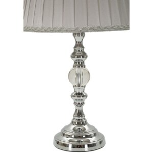 Mauro Ferretti tafel lamp Tilly E27 Ø 25x46 cm zilver