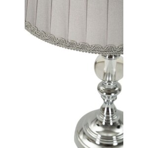 Mauro Ferretti tafel lamp Tilly E27 Ø 25x46 cm zilver