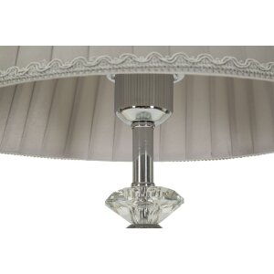Mauro Ferretti Tafellamp Silbergrijs E27 Ø 30x56 cm zilver