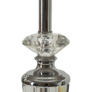 Mauro Ferretti Tafellamp Silbergrijs E27 Ø 30x56 cm zilver