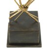 Mauro Ferretti kandelaar Iris 29x12,5x44 cm goud zwart