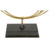 Mauro Feretti kandelaar Iris 50x12x55 cm goud zwart