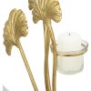 Mauro Feretti kandelaar Iris 50x12x55 cm goud zwart