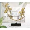 Mauro Feretti kandelaar Iris 50x12x55 cm goud zwart