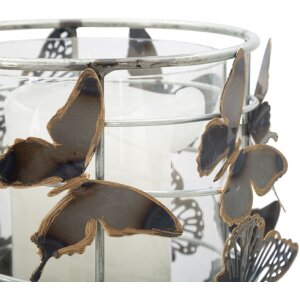 Mauro Ferretti kandelaar Farfalle 15x23,3 cm veelkleurig