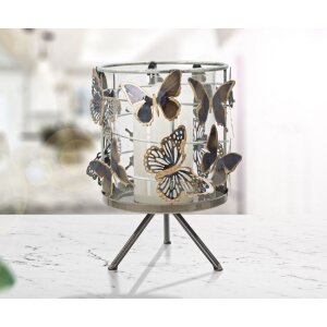 Mauro Ferretti kandelaar Farfalle 15x23,3 cm veelkleurig