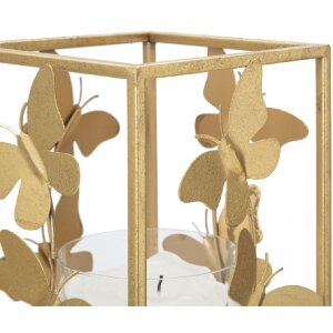 Mauro Ferretti kandelaar vlinder 14x14x29 cm goud