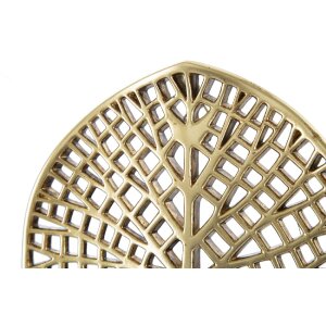 Mauro Ferretti wandkandelaar lotus 20x8x22,2 cm goudzwart