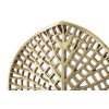 Mauro Ferretti wandkandelaar lotus 20x8x22,2 cm goudzwart