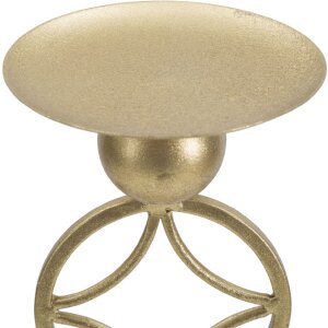 Mauro Ferretti Kaarshouder Ster 10x10x32 cm goud wit