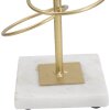Mauro Ferretti Candle Holder Rings 14x13x50.5cm gold white