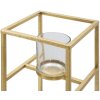 Mauro Ferretti Kaarshouder Elegant 15x15x35 cm goudkleurig