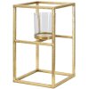Mauro Ferretti kandelaar Elegant 15x15x25 cm goud