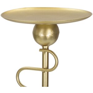 Mauro Ferretti kandelaar Alid - Twee-stuksstel 25x16x51 cm en 20x16x43 cm goud