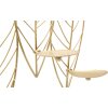 Mauro Ferretti Wandkaarshoeders 5 bladeren 66x14x56 cm goud