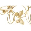 Mauro Ferretti Wandkandelaar Motieven 3-vlammen 61x12x34 cm goud