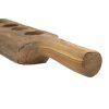 Mauro Ferretti Teak-kandelaar 4-licht 51x14x6 cm bruin