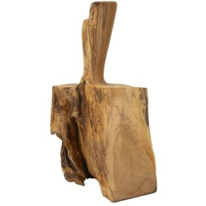 Mauro Ferretti Deurstopper 17x13x37 cm bruin