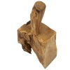 Mauro Ferretti Deurstopper 17x13x37 cm bruin