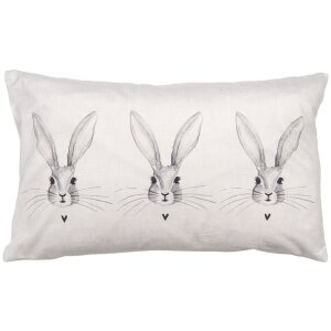 Clayre & Eef RUB36 Kussenhoes Bunny Motief...
