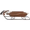 Clayre & Eef Decoratieve slee Hout Ijzer Bruin 71x39x14 cm Vintage Stijl
