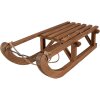 Clayre & Eef 5H0717 Decoratieve Houten Slee Bruin 62x31x20 cm Retro Vintage Stijl