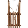 Clayre & Eef 5H0717 Decoratieve Houten Slee Bruin 62x31x20 cm Retro Vintage Stijl