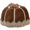 Clayre & Eef Decoratietaart Bruin-Goud Ø15x10 cm
