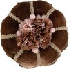 Clayre & Eef Decoratietaart Bruin-Goud Ø15x10 cm