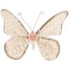 Clayre & Eef Decoratie Vlinder Beige 30x3x24 cm